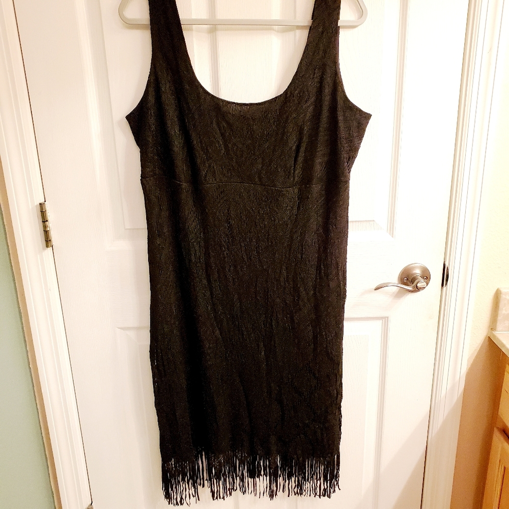 Black cocktail dress